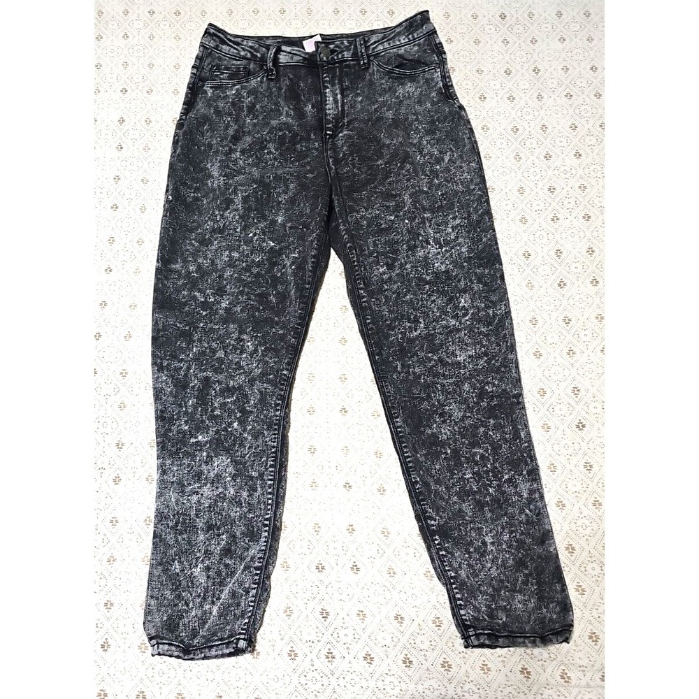 No Boundaries High Rise Skinny Jeans Size 13 Juniors Medium Wash Black